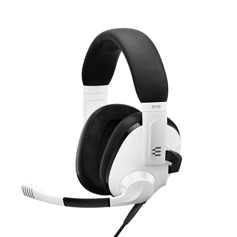 EPOS音珀 H3 White 游戏耳机头戴式 FPS 手游 专业电竞 物理降噪网课耳机/耳麦 LGD老干爹 配声卡实现7.1音效